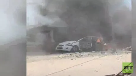 غارة جوية إسرائيلية تستهدف مركبة في قطاع غزة