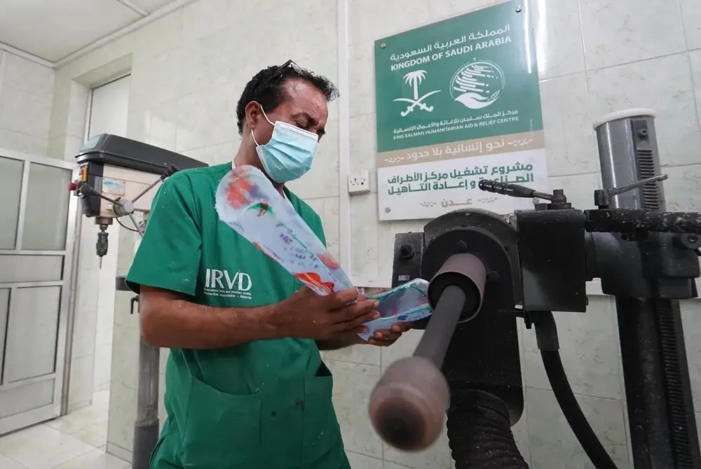 مركز الأطراف الصناعية في عدن يقدم خدماته لـ 8.439 مستفيدًا خلال 5 أشهر