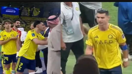 "تصرف غير محمود".. رونالدو يثير ضجة واسعة عقب خسارة النصر السعودي في نهائي دوري أبطال آسيا 2
