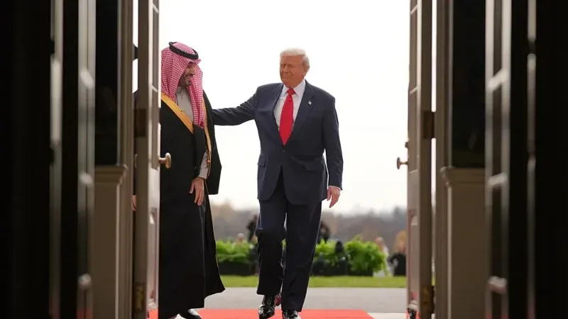 ترامب وبن سلمان يبحثان أمن المنطقة