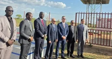 السفير المصري لدى جوبا يفتتح محطة للمياه الجوفية في جنوب السودان