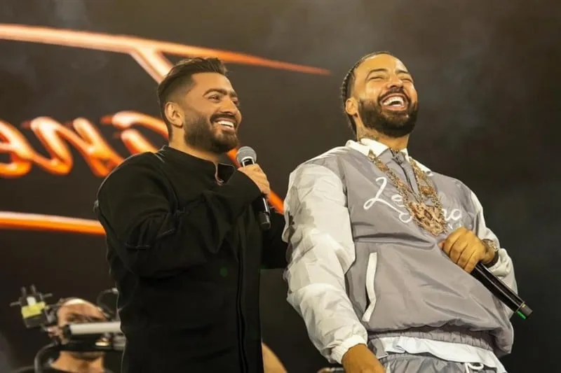 تعاون فني يجمع تامر وفرينش مونتانا