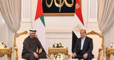 الرئيس السيسى والشيخ محمد بن زايد يبحثان مستجدان الشرق الأوسط وجهود تجنب التصعيد