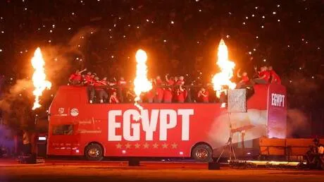 شاهد.. حفل تكريم مهيب لمنتخب مصر في استاد القاهرة