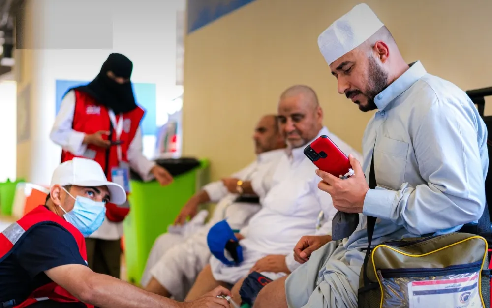 خلال موسم الحج.. أكثر من 2.5 مليون خدمة صحية لضيوف الرحمن