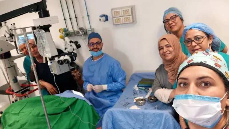 الكاف: نجاح أول عملية جراحية للعين بتقنية استئصال القرنية الصفائحي