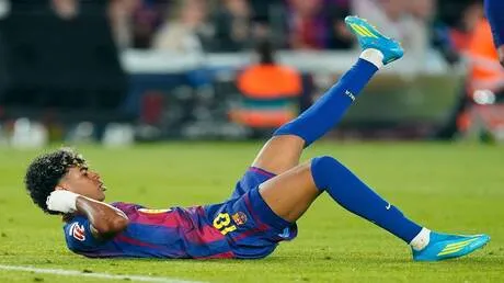 تعليق مدرب برشلونة على إصابة لامين جمال