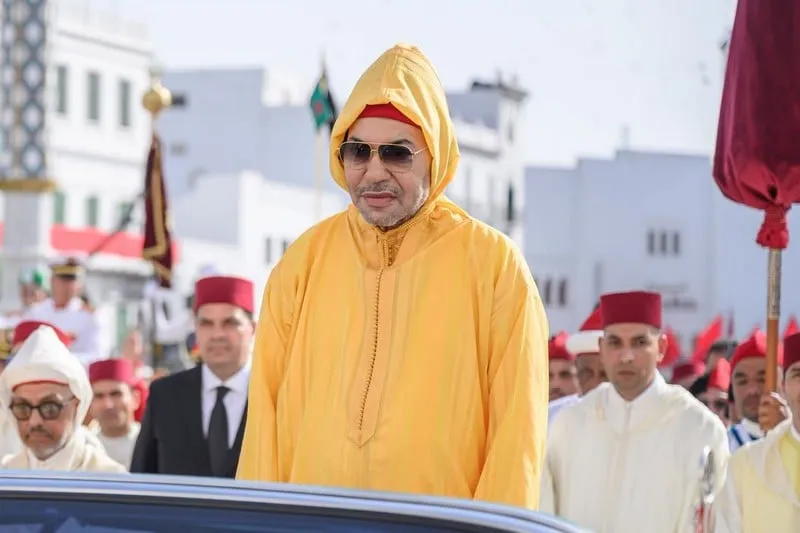 الملك يتلقى برقية تهنئة من زيلينسكي