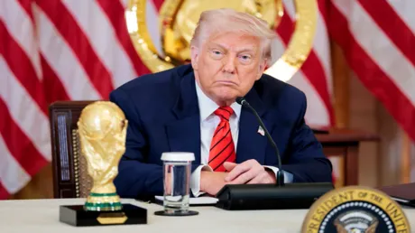 ترامب يفاجئ المنتخب الأمريكي قبيل مباراته الافتتاحية في كأس العالم