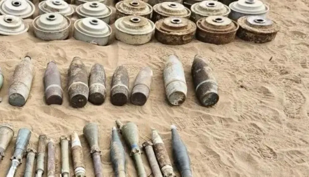 خلال أسبوع.. "مسام" ينزع 2.045 لغمًا من الأراضي اليمنية