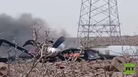 سقوط طائرة بدون طيار أمريكية من طراز "MQ-9" في جيبوتي (فيديو)