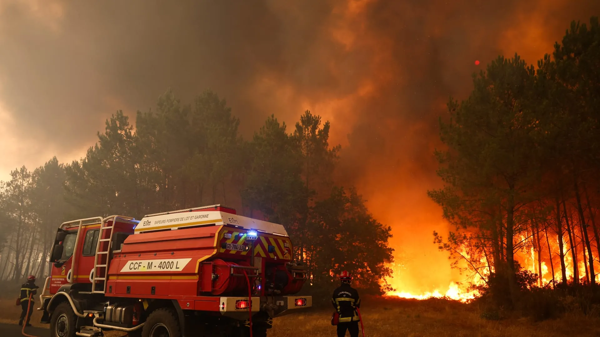 فيديو منسوب إلى حرائق الغابات في فرنسا وإسبانيا.. هذه حقيقته