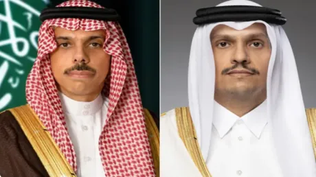 قطر والسعودية تبحثان أوضاع المنطقة ووقف إطلاق النار بين إيران وأمريكا