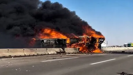 مصرع 21 شخصا وإصابة 19 آخرين في انقلاب حافلة جنوبي العراق