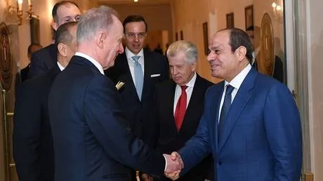 الحكومة المصرية تشيد بنتائج زيارة نائب الرئيس الروسي للقاهرة