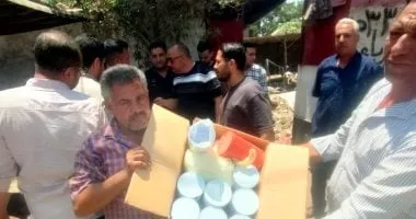 الغش وصل عصير القصب.. ضبط مادة خطيرة تستخدم للتبييض داخل محل فى طوخ