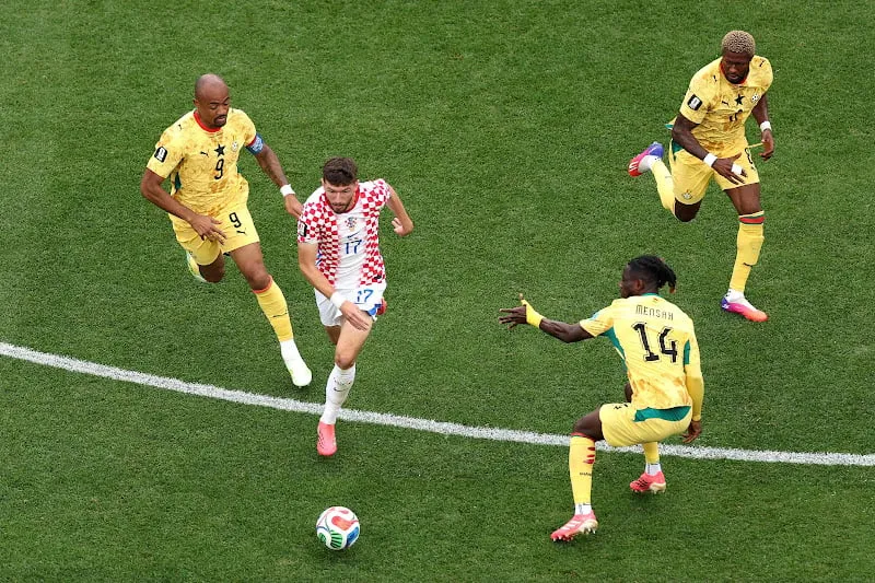 منتخب كرواتيا يفوز على غانا بهدفين