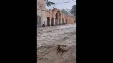 الجزائر.. فيضانات بعد عاصفة رعدية ضربت مدينة بوسعادة بولاية المسيلة (فيديو)