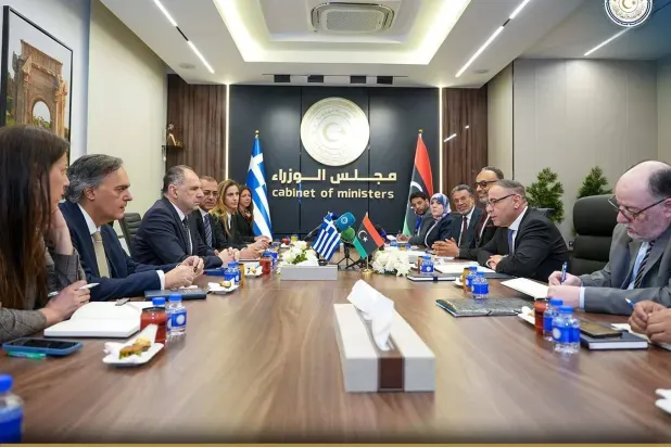 محادثات ليبية - يونانية بشأن ملف الهجرة غير النظامية