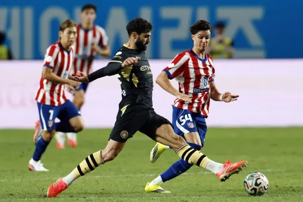 مانشستر سيتي يهزم أتلتيكو مدريد بثلاثية ودياً