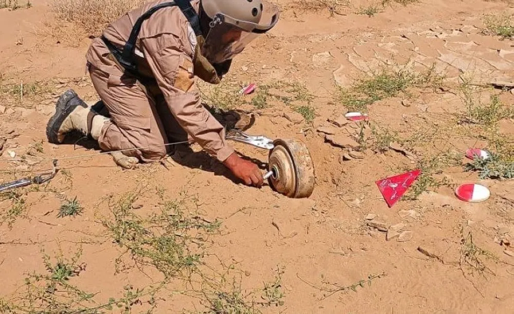 تفاصيل.. "مسام" ينزع 839 لغمًا من الأراضي اليمنية خلال أسبوع