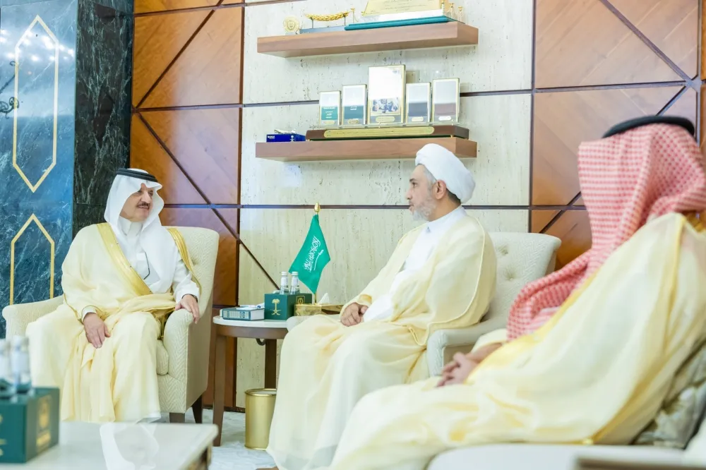 أمير الشرقية يستقبل قاضي الأوقاف والمواريث بمحافظة القطيف