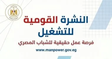 وزير العمل يعلن توفير 3032 فرصة عمل في 56 شركة بـ9 محافظات