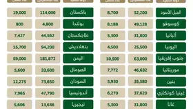 إطعام السعودي يدعم أكثر من مليون شخص في 18 دولة