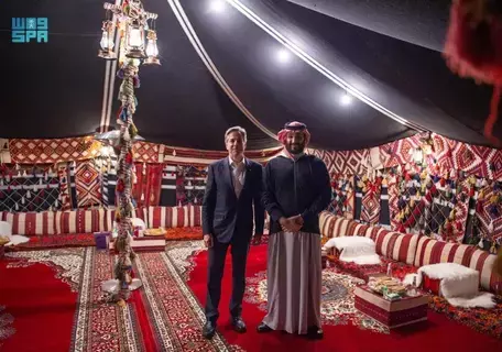 ولي العهد يؤكد لوزير الخارجية الأمريكي أهمية وقف الحرب في غزة ولي العهد يؤكد لوزير الخارجية الأمريكي أهمية وقف الحرب في غزة