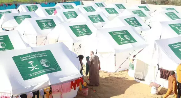 جهود سعودية متواصلة في دعم غزة على كافة المستويات جهود سعودية متواصلة في دعم غزة على كافة المستويات