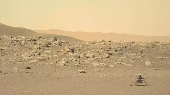 NASA تستعيد الاتصال بمروحيتها على المريخ NASA تستعيد الاتصال بمروحيتها على المريخ