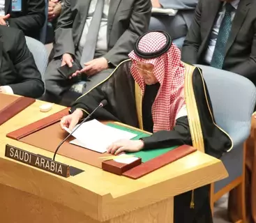 الخريجي يشارك في جلسة المناقشة المفتوحة بشأن الشرق الأوسط في مجلس الأمن الخريجي يشارك في جلسة المناقشة المفتوحة بشأن الشرق الأوسط في مجلس الأمن