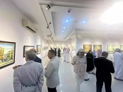 شرابي يدشن معرضه التشكيلي الثاني عشر بجدة شرابي يدشن معرضه التشكيلي الثاني عشر بجدة