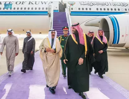 في أول زيارة خارجية.. أمير الكويت يصل الرياض في أول زيارة خارجية.. أمير الكويت يصل الرياض