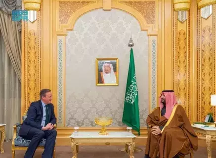 ولي العهد يبحث مع وزير الخارجية والتنمية البريطاني المستجدات الإقليمية ولي العهد يبحث مع وزير الخارجية والتنمية البريطاني المستجدات الإقليمية