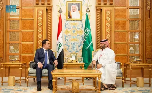 ولي العهد ورئيس الوزراء العراقي يبحثان تطوير العلاقات ولي العهد ورئيس الوزراء العراقي يبحثان تطوير العلاقات