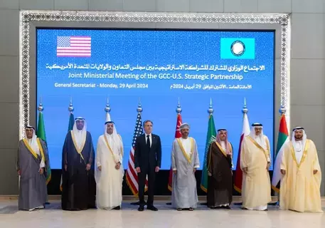 وزير الخارجية يشارك في الاجتماع الوزاري المشترك بين دول الخليج وأمريكا وزير الخارجية يشارك في الاجتماع الوزاري المشترك بين دول الخليج وأمريكا