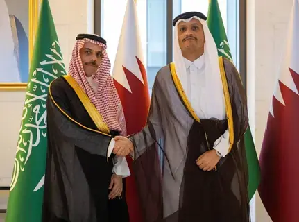 وزير الخارجية ونظيره القطري يرأسان اجتماع لجنة المجلس التنسيقي بين البلدين