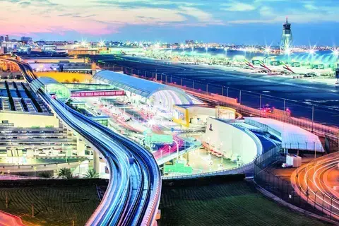 مطار دبي الأكبر عالمياً في السعة المقعدية الدولية 2023 مطار دبي الأكبر عالمياً في السعة المقعدية الدولية 2023