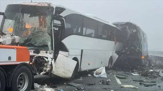 فيديو | حادث سير يودي بحياة 11 شخصاً في تركيا فيديو | حادث سير يودي بحياة 11 شخصاً في تركيا