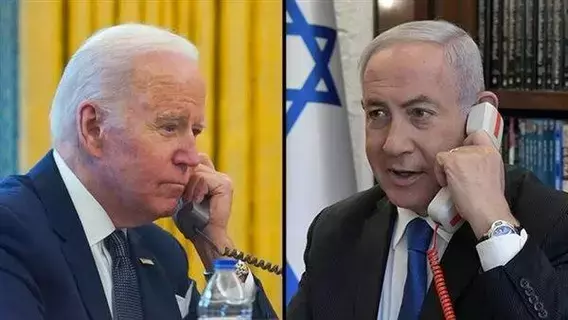 نتنياهو لبايدن: خطط إسرائيل في غزة تتعارض مع مطلب السيادة الفلسطينية نتنياهو لبايدن: خطط إسرائيل في غزة تتعارض مع مطلب السيادة الفلسطينية