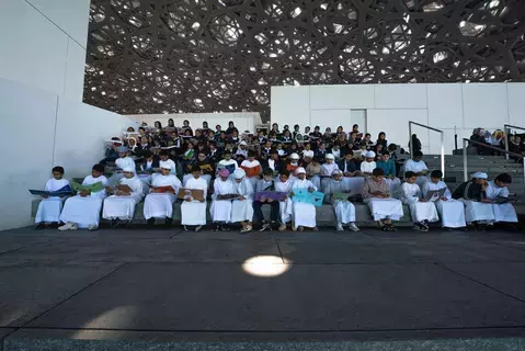 3500 طالب في أكبر جلسة قرائية 3500 طالب في أكبر جلسة قرائية