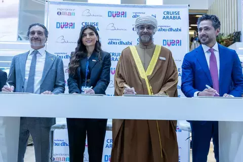 دبي وأبوظبي توقعان مذكرة تفاهم مع الشركاء الإقليميين لـ«تحالف كروز أرابيا» دبي وأبوظبي توقعان مذكرة تفاهم مع الشركاء الإقليميين لـ«تحالف كروز أرابيا»