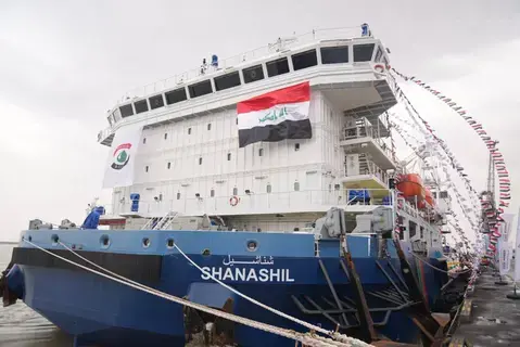 العراق يدشن الناقلتين البحريتين «أكد» و«شناشيل» العراق يدشن الناقلتين البحريتين «أكد» و«شناشيل»