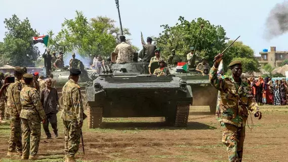 الجيش السوداني يستعيد السيطرة على الإذاعة والتلفزيون في أم درمان الجيش السوداني يستعيد السيطرة على الإذاعة والتلفزيون في أم درمان