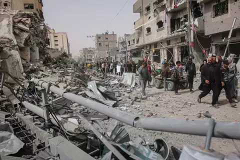 أسبوع دامٍ وسط القطاع وإسرائيل تتوعد باجتياح رفح أسبوع دامٍ وسط القطاع وإسرائيل تتوعد باجتياح رفح